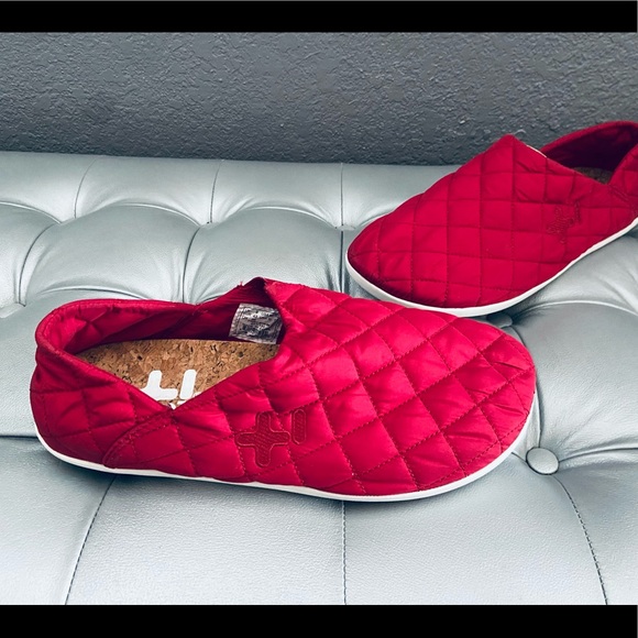 NEW! Otz Shoes Quilted Espadrilles in Chili Pepper Red - Unisex